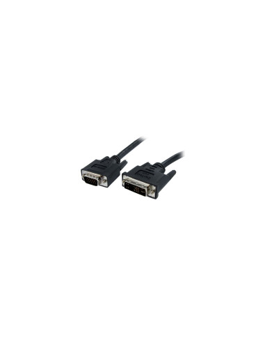 StarTech.com Cable de 2m de DVI-A a VGA Macho a Macho - Analogico Analogo Adaptador de Monitor Pantalla Negro