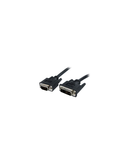 StarTech.com Cable de 2m de DVI-A a VGA Macho a Macho - Analogico Analogo Adaptador de Monitor Pantalla Negro