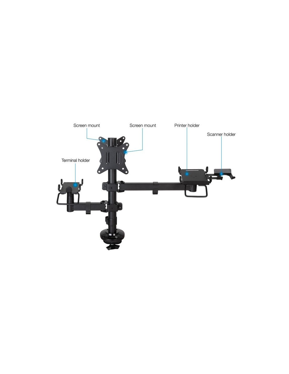 SOPORTE DE MESA AVPOS 4-1 PARA TPV/MONITOR/IMPRESORA/DATAFONO
