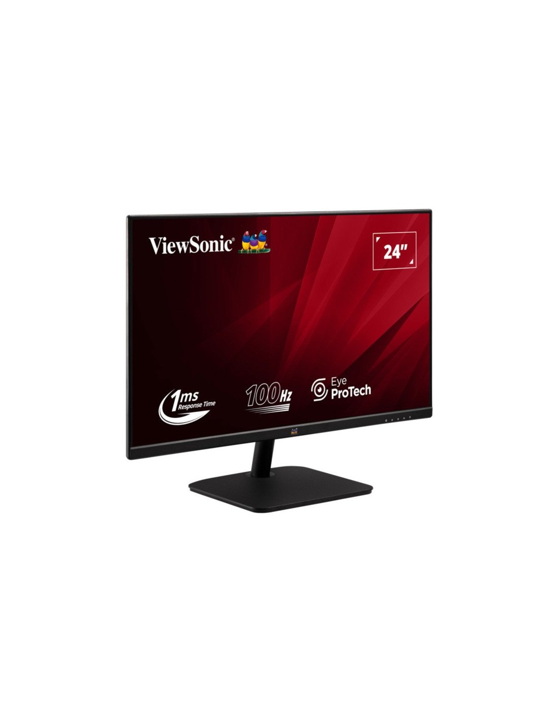 MONITOR VIEWSONIC 24 IPS 100HZ 1MS SLIM FRAME HDMI VGA EYE PROTECH 3YR GAR