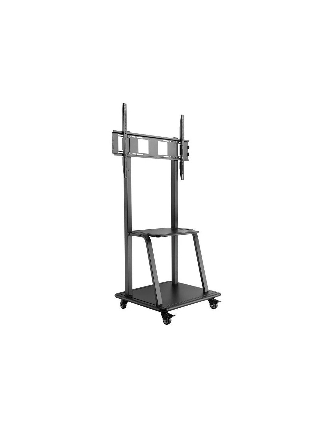 SOPORTE TV MONITOR TOOQ SUELO CON RUEDAS 37 - 100 150KG BLACK