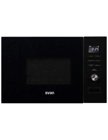 Svan SMWI2800DGN 20L Microondas C/Grill Cristal Negro Dig Integracion Inox