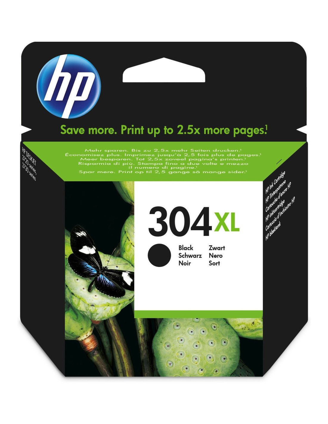 HP Cartucho de tinta Original 304XL negro