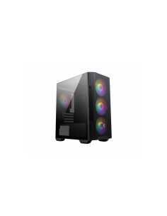 MSI MAG FORGE M100R carcasa de ordenador Midi Tower Negro, Transparente