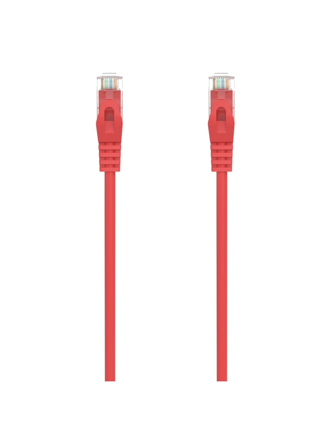 AISENS Cable de Red Latiguillo RJ45 LSZH Cat.6A 500 Mhz UTP AWG24, Rojo, 2.0M