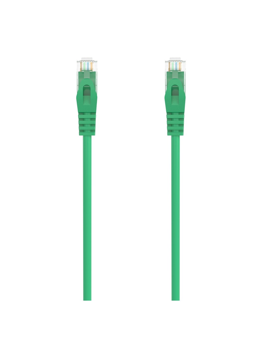 AISENS Cable de Red Latiguillo RJ45 LSZH Cat.6A 500 Mhz UTP AWG24, Verde, 1.0M