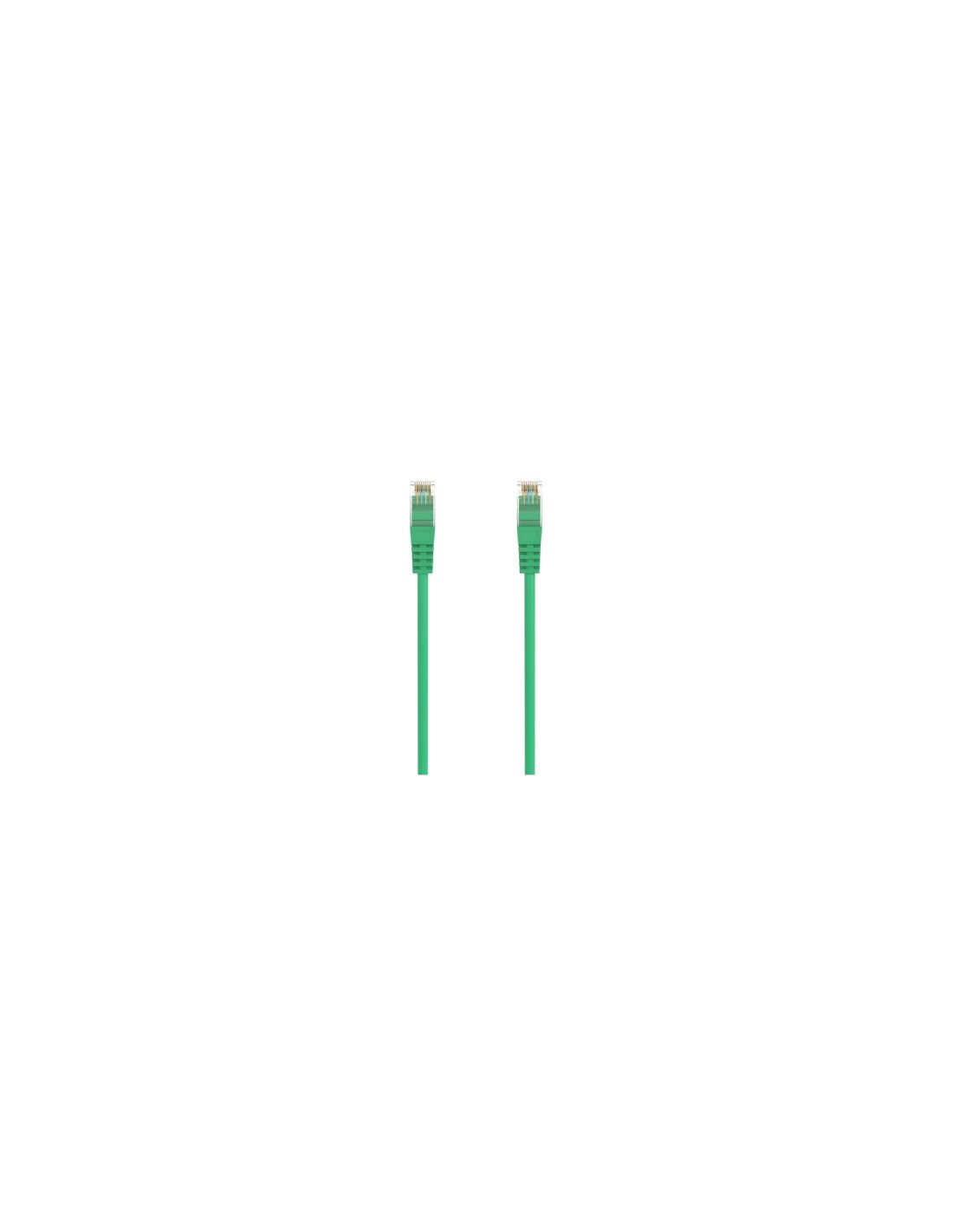 AISENS Cable de Red Latiguillo RJ45 LSZH Cat.6A 500 Mhz UTP AWG24, Verde, 1.0M