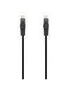 AISENS Cable de Red Latiguillo RJ45 LSZH Cat.6A 500 Mhz UTP AWG24, Negro, 3.0M