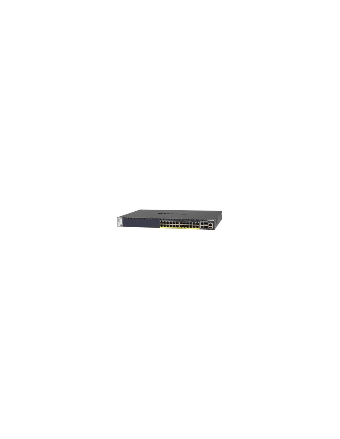 NETGEAR M4300-28G-PoE+ Gestionado L3 Gigabit Ethernet (10/100/1000) EnergÍ­a sobre Ethernet (PoE) 1U Negro
