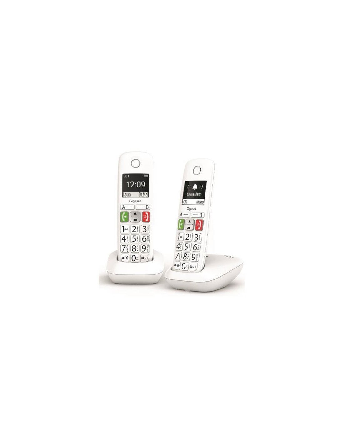 TELEFONO INALAMBRICO E290 DUO | TECLAS GRANDES | GIGASET
