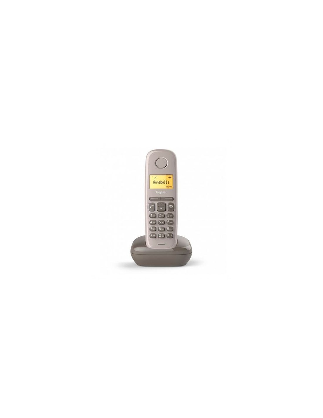TELÉFONO DECT GIGASET A170 MARRON | LCD 1.5\" | FUNCION ALARMA