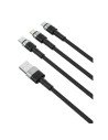 CABLE NBQ191 CARGA RAPIDA 40W 3 EN 1 | MICRO + TIPO C + LIGHTNING A USB XO
