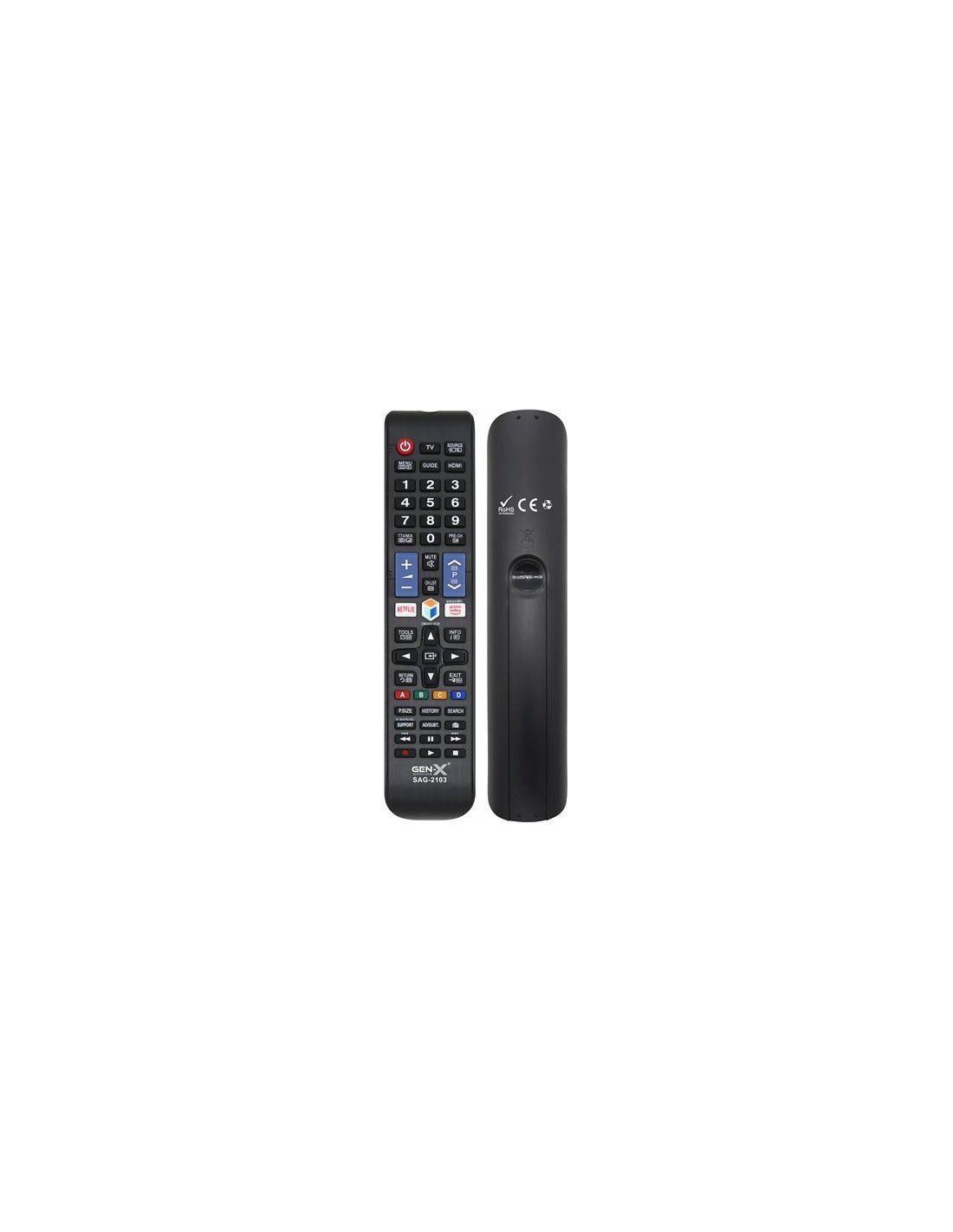 MANDO UNIVERSAL GRANDE PARA TELEVISORES SAMSUNG SAG-2103 GEN-X