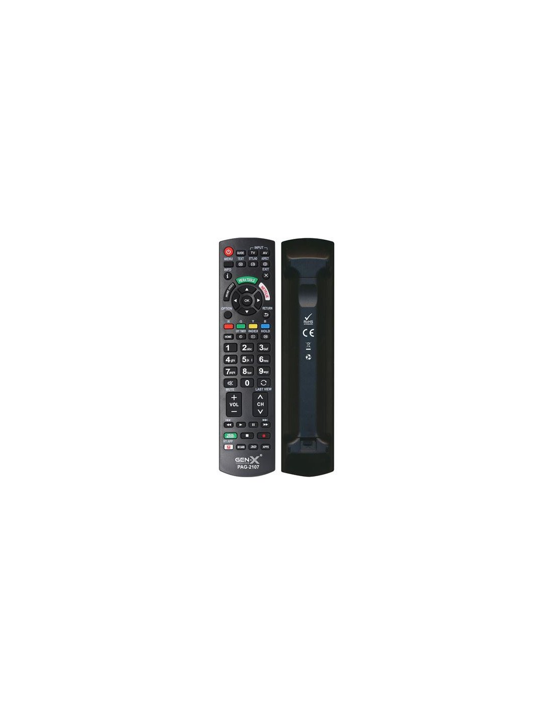 MANDO UNIVERSAL PARA TELEVISORES PANASONICG PAG-2107 GEN-X