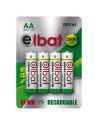 PACK 4 PCS PILAS RECARGABLES AA 2500MAH ELBAT