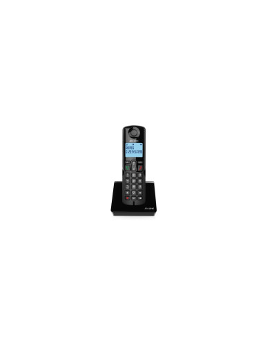 Alcatel S280 EWE Teléfono DECT Identificador de llamadas Negro