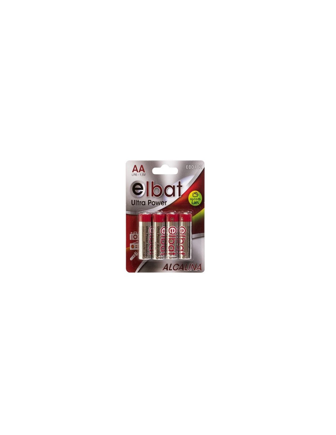 PACK 4 PCS PILAS ALCALINAS LR6/AA ELBAT