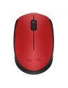 RATON LOGITECH INALAMBRICO M171 1000DPI ROJO