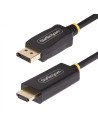 StarTech.com 6F-DP-HDMI-4K60-HDR adaptador de cable de vÍ­deo 2 m DisplayPort HDMI tipo A (Estándar) Negro