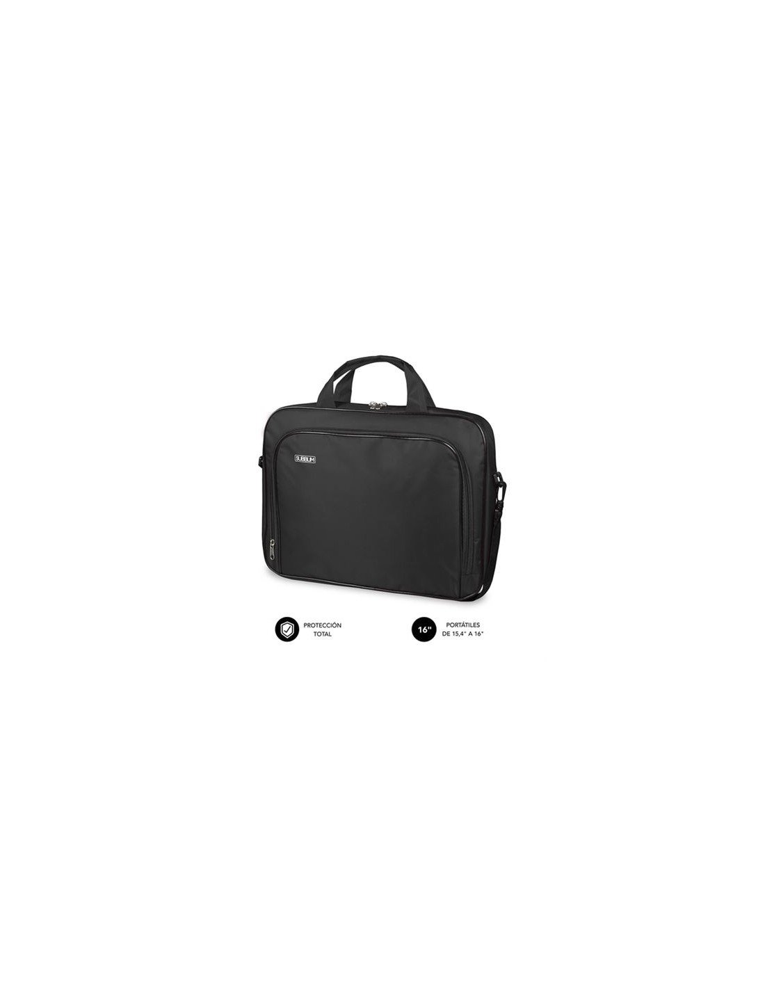 MALETIN PORTATIL SUBBLIM OXFORD 15.4\"- 16\" NEGRO