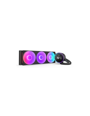 NZXT Kraken Elite 360 RGB Procesador Sistema de refrigeración líquida todo en uno 12 cm Negro 1 pieza(s)