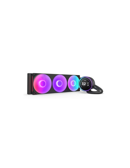NZXT Kraken Elite 360 RGB Procesador Sistema de refrigeración líquida todo en uno 12 cm Negro 1 pieza(s)