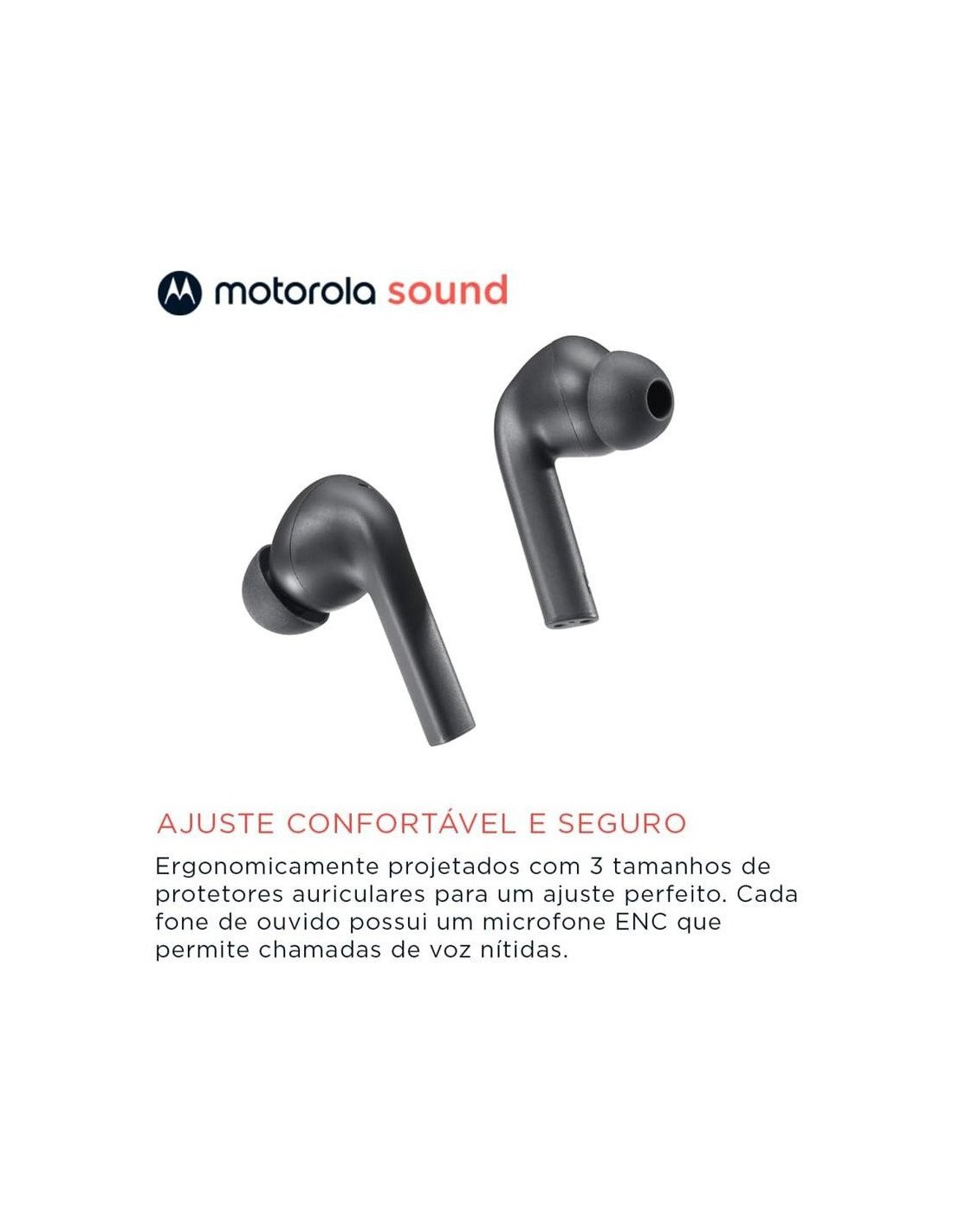 AURICULARES MOTOROLA MOTO BUDS 065 IN EAR ANC BLUETOOTH 5.3 BLACK
