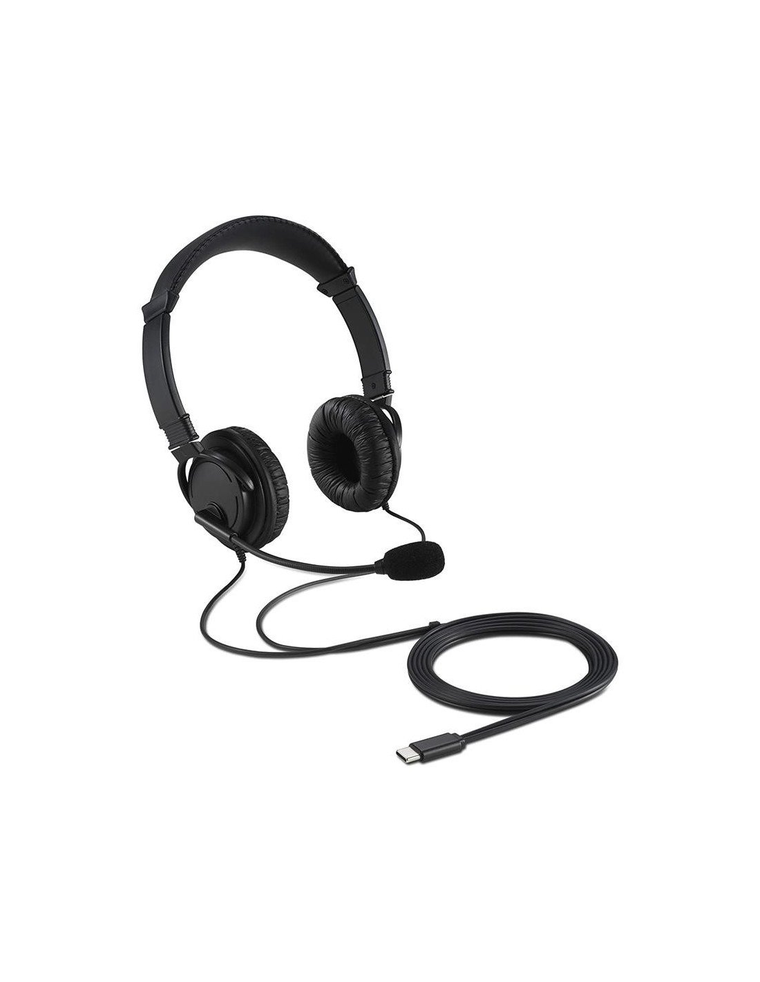 AURICULARES + MICROFONO KENSINGTON K97457WW HI-FI USB-C BLACK