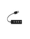 HUB EWENT USB 2.0 4 PUERTOS NEGRO EW1123