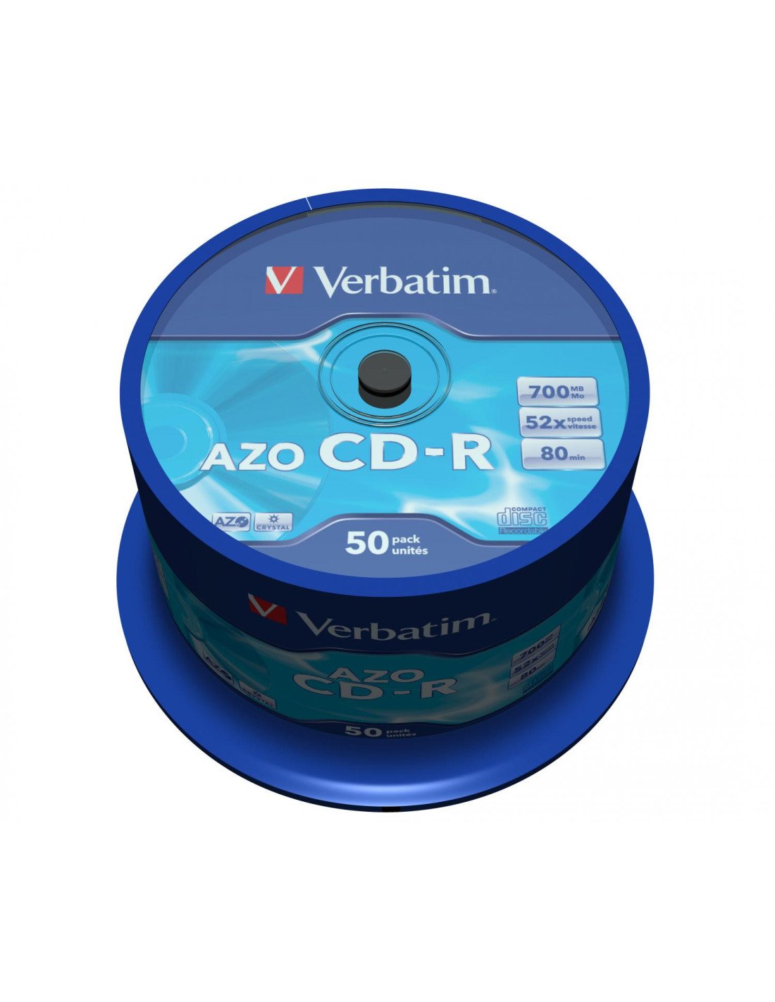 CD-R VERBATIM 50 UNIDADES 700MB 52x 43343