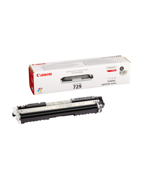 Canon 729 BK cartucho de tóner 1 pieza(s) Original Negro