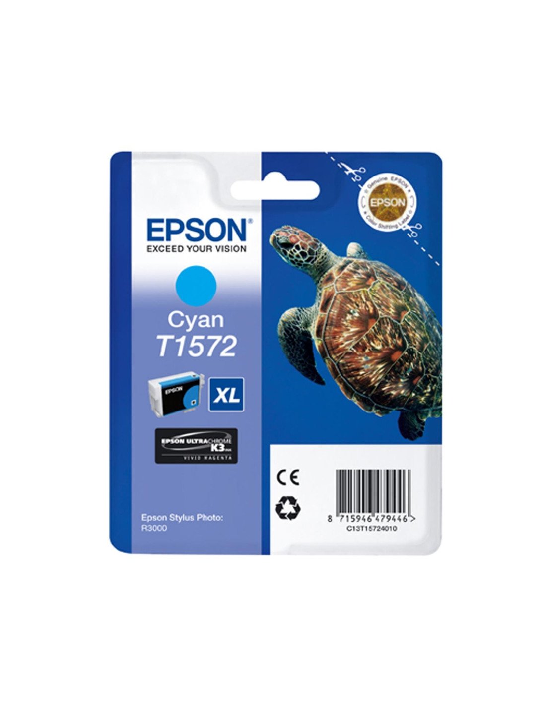 CARTUCHO EPSON T1572 CIAN C13T15724010
