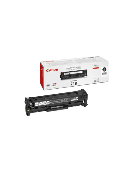 Canon CRG-718 Bk cartucho de tóner 1 pieza(s) Original Negro