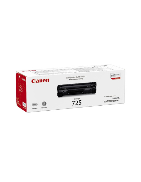 Canon 725 cartucho de tóner 1 pieza(s) Original Negro