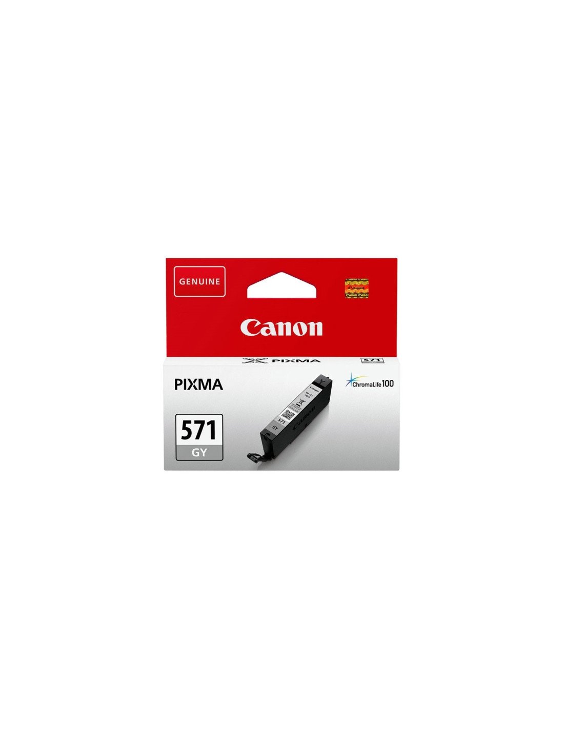 CARTUCHO CANON CLI-571GY GRIS 0389C001