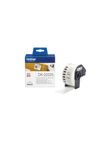 CINTA BROTHER DK22225 PAPEL CONTINUO BLANCO 38x30.48mm