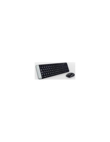 LOGITECH MK220 TECLADO Y RATON EN INGLES WIRELESS NEGRO 920-003161