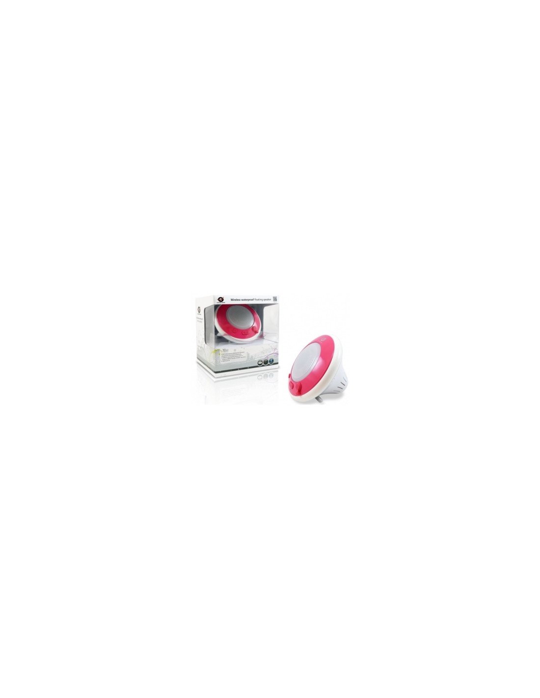 ALTAVOZ CONCEPTRONIC FLOTANTE IMPERMEABLE ROSA 1208183
