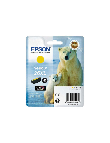Epson Polar bear Cartucho 26XL amarillo