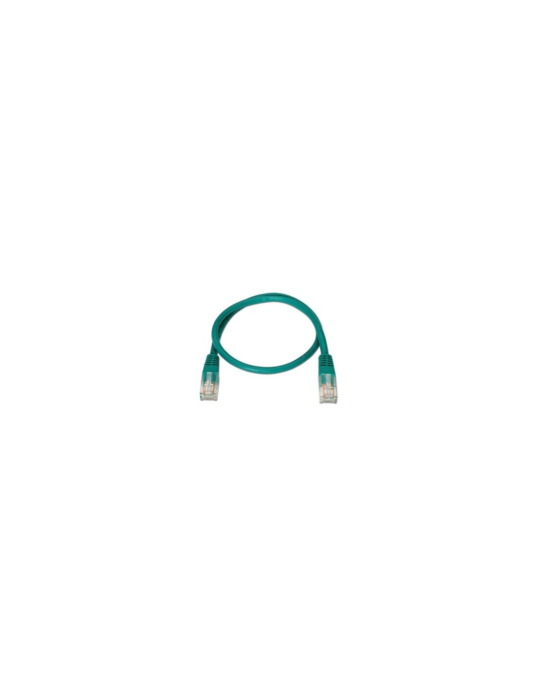 LATIGUILLO RJ45 CAT-5E UTP 0.5MT NANOCABLE VERDE 10.20.0100-GR