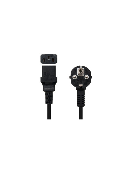 Nanocable 10.22.0105 cable de transmisión Negro 5 m C13 acoplador