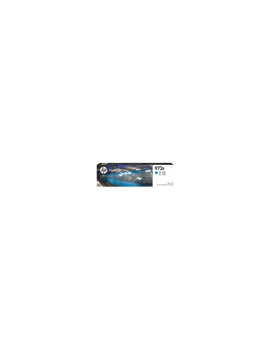 HP Cartucho cian original PageWide 973X de alto rendimiento