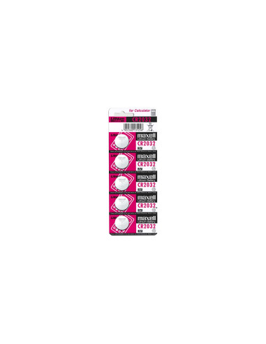 MAXELL PILA BOTON LITIO CR2032 3V BLISTER*5 CR2032MAXB5