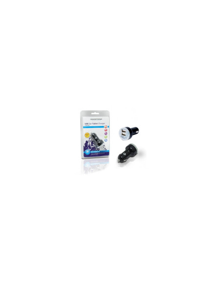 Conceptronic CUSBCAR2A cargador de dispositivo móvil Tableta Plata
