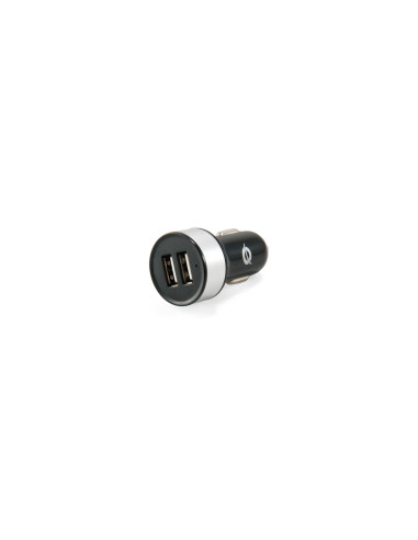 Conceptronic CUSBCAR2A cargador de dispositivo móvil Tableta Plata