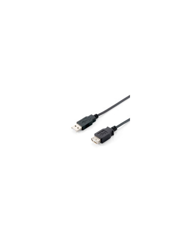 Equip 128850 Cable de extensión USB 2.0 tipo A macho a hembra, 1,8 m