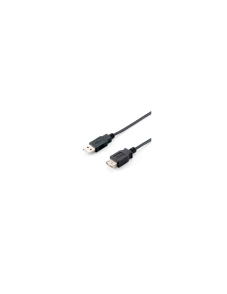 Equip 128850 Cable de extensión USB 2.0 tipo A macho a hembra, 1,8 m