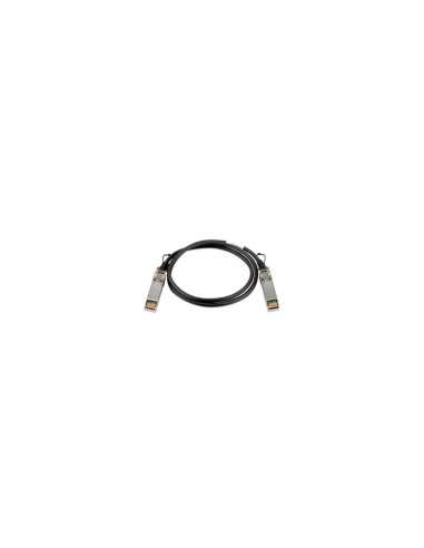 D-Link DEM-CB100S Cable de fibra óptica e InfiniBand 1 m SFP+ Negro