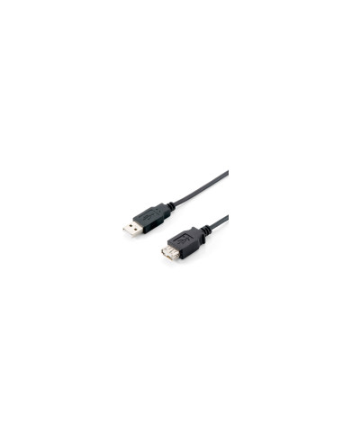Equip 128851 Cable de extensión USB 2.0 tipo A macho a hembra, 3,0 m