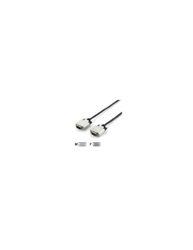 Equip 118856 cable VGA 20 m VGA (D-Sub) Negro, Plata